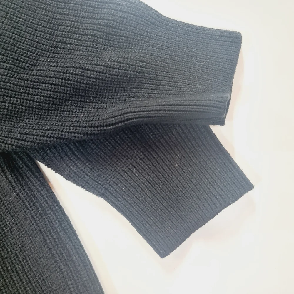 Lovers + Friends Black Cardigan with Gold Details - Picture 6 of 10